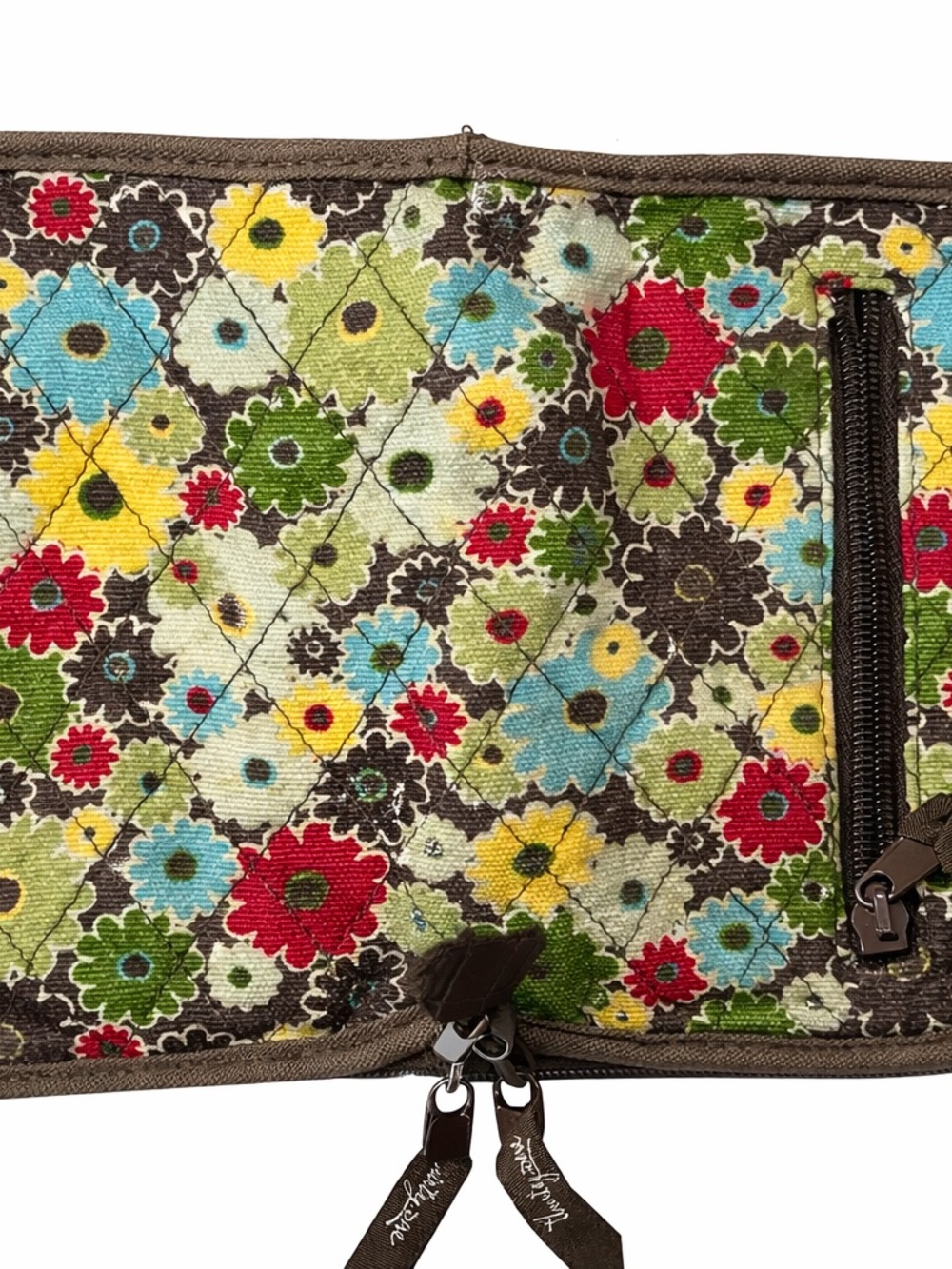Thirty One Quilted Floral Canvas Wallet – Multicolor - Picture 3 of 3